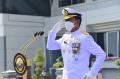 Upacara Peringatan HUT Ke-76 TNI Angkatan Laut di Koarmada II Surabaya