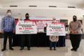 4.500 PKL dan Warung Terima Bantuan Tunai Rp1,2 Juta di Polres Metro Jakarta Pusat
