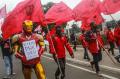 Elemen Buruh dan Mahasiswa Gelar Unjuk Rasa di Hari Sumpah Pemuda