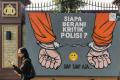 Begini Penampakan Mural Siapa Berani Kritik Polisi di Mabes Polri