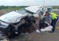 Mengerikan, Begini Penampakan Mobil Vanessa Angel usai Mengalami Kecelakaan Maut di Tol Nganjuk