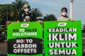 Aliansi Perlawanan Perubahan Iklim Gelar Aksi Damai di Kawasan Monas