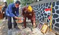 LVRI Pasang Bambu Runcing di Makam Keluarga Besar Brigade XVII Tentara Pelajar