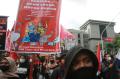 Demo Buruh Jateng Tuntut Kenaikan Upah 16 Persen