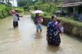 Banjir Rendam 399 Rumah Warga di Desa Semboro Jember
