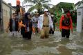 Ratusan Rumah Terendam Banjir di Makassar