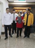 Disambut Hary Tanoe, Megawati Hadir di Rapat Ketum Parpol Pendukung Ganjar di Gedung TPN