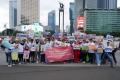 Bersama Campaign, KPU Sosialisasi Anti Golput Lewat Pawai di CFD