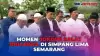 Presiden Jokowi Tunaikan Salat Iduladha 1445 H di Simpang Lima Semarang