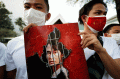 Kecam Kudeta Militer, Warga Myanmar Unjuk Rasa di Bangkok