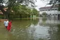 Banjir Rendam Desa Buni Bakti di Bekasi