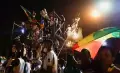Pesta Kemenangan Rakyat Senegal Juarai Piala Afrika 2021