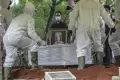 Begini Suasana Pemakaman Dorce Gamalama di TPU Bantar Jati