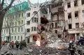 Serangan Udara Rusia Kembali Luluh Lantakkan Permukiman Warga di Kota Kharkiv