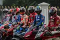 Presiden Jokowi Lepas Konvoi Pembalap MotoGP Keliling Jakarta