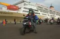 Ratusan Pemudik Kapal Gratis Tiba di Pelabuhan Tanjung Emas Semarang