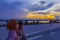 Menikmati Senja di Pantai Maju Jakarta