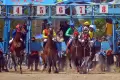 Adu Cepat Pacu Kuda di Gelanggang Bancalaweh Padang Panjang