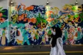 Mural Jakarta Global Warnai Terowongan Jalan Kendal