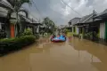 Banjir 1,5 Meter Rendam Perumahan di Bogor