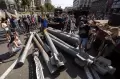 Jelang Hari Kemerdekaan Ukraina, Tank-tank Hancur Rusia Dipamerkan di Jalanan Kota Kiev