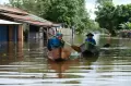 Banjir Setinggi 2 Meter Rendam 10 Kecamatan di Sintang Kalbar