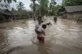 Akibat Cuaca Ekstrem, Banjir Rendam 728 Rumah di Tiga Kecamatan Pandeglang Banten