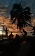 Menikmati Senja di Pulau Kerasian Kalimantan Selatan