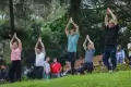 Menparekraf Sandiaga Uno Ajak Delegasi ATF Yoga dan Sarapan Pagi di Bukit Dagi