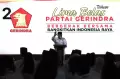 Prabowo Subianto Hadiri Peringatan HUT ke-15 Partai Gerindra