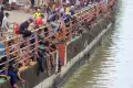 Peringati HUT  ke-30 Kota Tangerang, Ribuan Orang Mancing di Sungai Cisadane