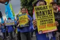 Aksi Tolak Perppu Cipta Kerja di Jakarta