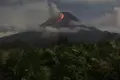 Penampakan Lava Pijar Gunung Merapi