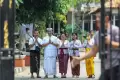 Suasana Nyepi di Pura Aditya Jaya Rawamangun