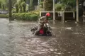 Hujan Deras, Jalan HR Rasuna Terendam Banjir