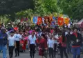 Arak-arakan Perayaan Minggu Palma di Semarang