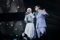 Nabilah dan David Bayu Tampil Kompak di Panggung Indonesian Idol Top 5