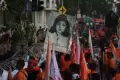 Aksi Ribuan Buruh Peringati May Day di Surabaya