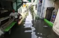 Perkampungan Kalianak Timur Surabaya Tergenang Banjir Rob