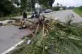 Tuntut Ganti Rugi Tanah Ulayat, Warga Tutup Jalan di KM 13 Jalan Holtekamp Papua