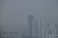 Ngeri! Begini Penampakan Kabut Polusi Udara Kepung Langit Jakarta