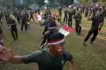Potret Kebersamaan TNI-Masyarakat Olahraga Bersama