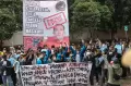 Aksi Mahasiswa Desak KPK Tangkap Buronan Harun Masiku