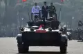 Naik Tank, Gagahnya Jokowi Pimpin Upacara Peringatan HUT ke-78 TNI di Monas