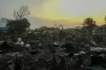 Sisa-Sisa Kebakaran Pemukiman Padat Penduduk di Kebayoran Lama