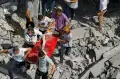 Rafah Hancur Diserang Israel, Puluhan Korban Tewas dalam Reruntuhan