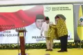 Hadiri Rapimnas Partai Golkar, Prabowo Keluarkan Jurus Silat