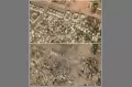Foto Kota Beit Hanoun Palestina Sebelum dan Sesudah Dibom Israel