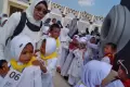 Keseruan Ratusan Anak TK Ikuti Kegiatan Manasik Haji