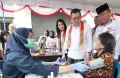 HT Sapa Masyarakat Kalteng di Bazar Sembako Murah dan Pemeriksaan Kesehatan Gratis Partai Perindo